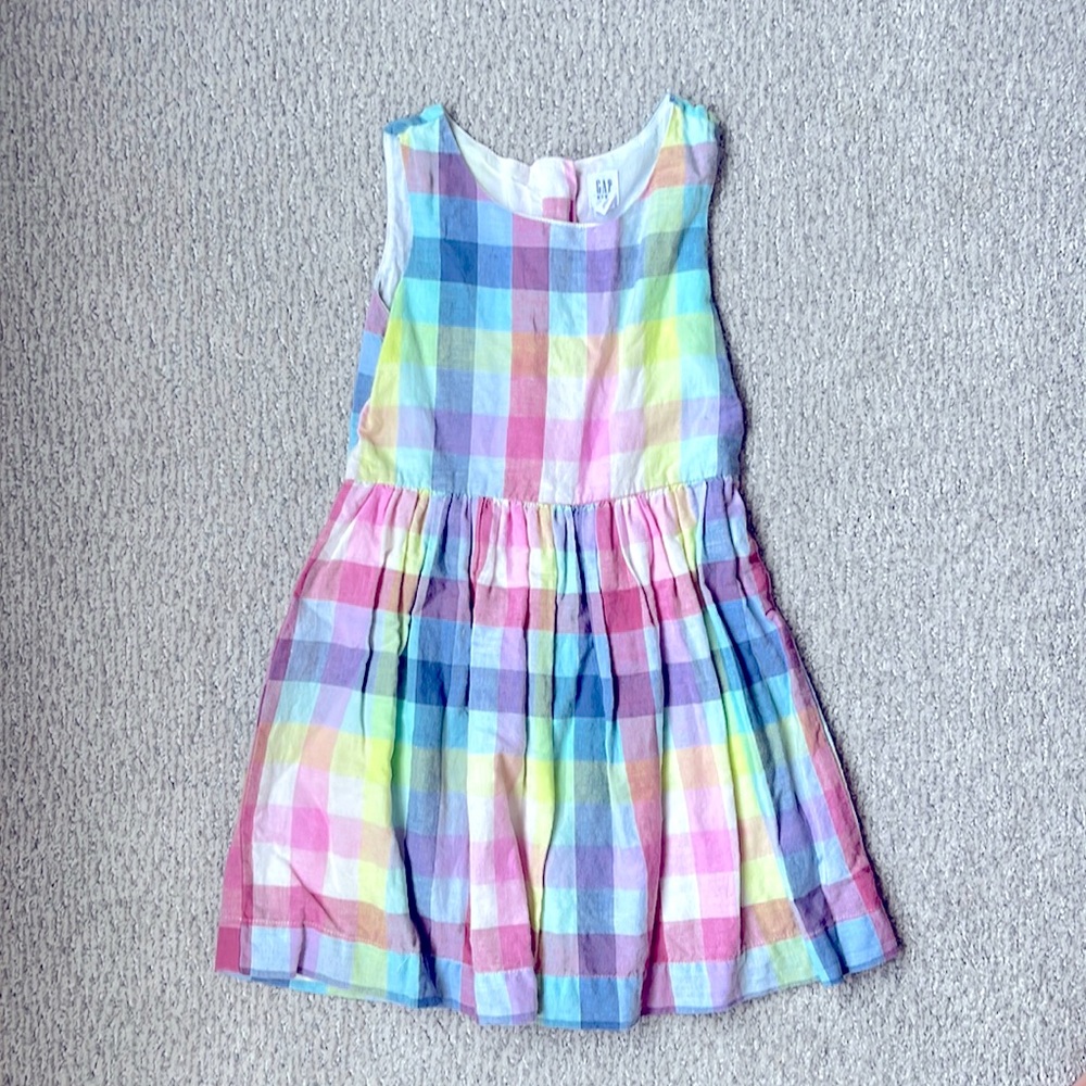 Gap Plaid dress for girls -Size S (6)